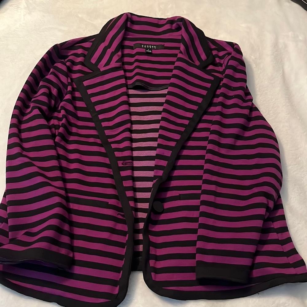 Knit blazer